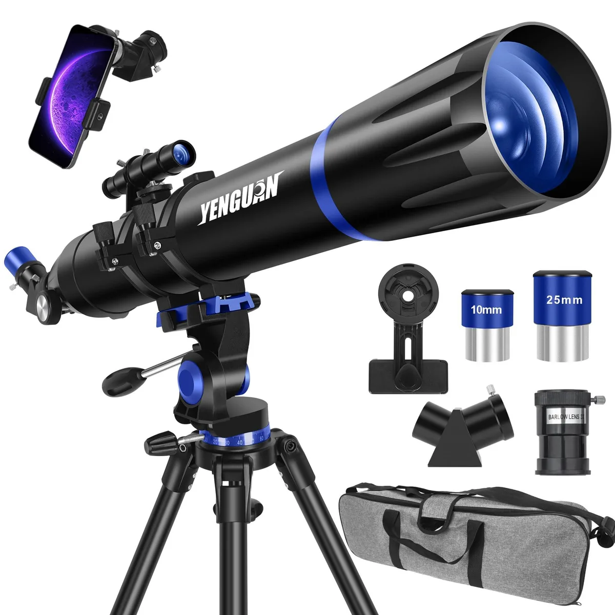  AVer 90800 90mm 800mm Refractor Telescope 240x — product photo