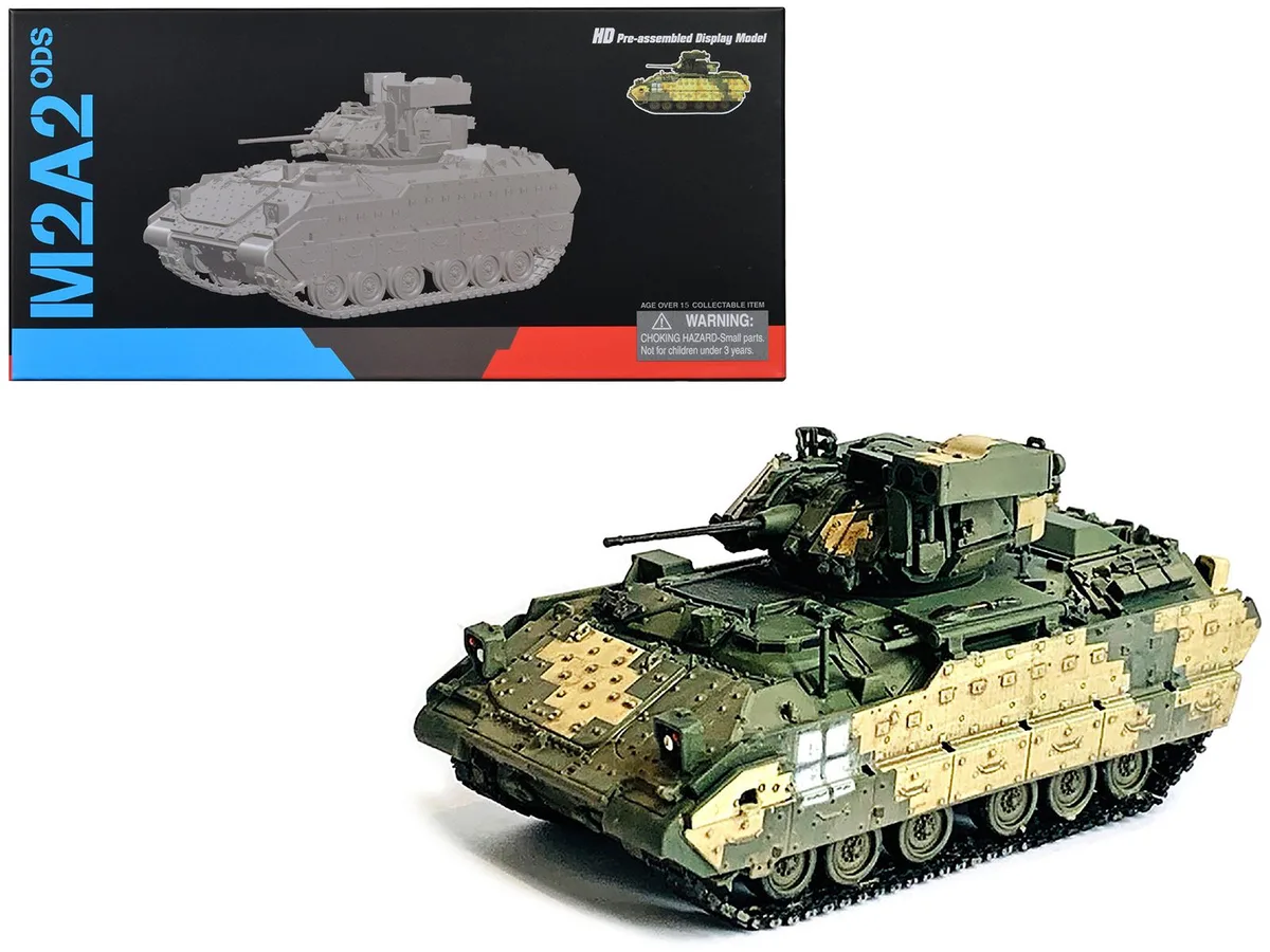 Dragon Models Dragon Models Ukraine M2A2 ODS Light Tank 3-Tone Camouflage NEO Dragon Armor 1/72 Plastic Model — product photo