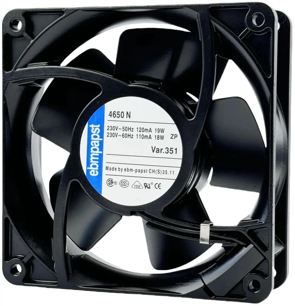 Vszerda Vszerda 4650N 120x120x38mm 230V AC axial fan 2-pin — product photo