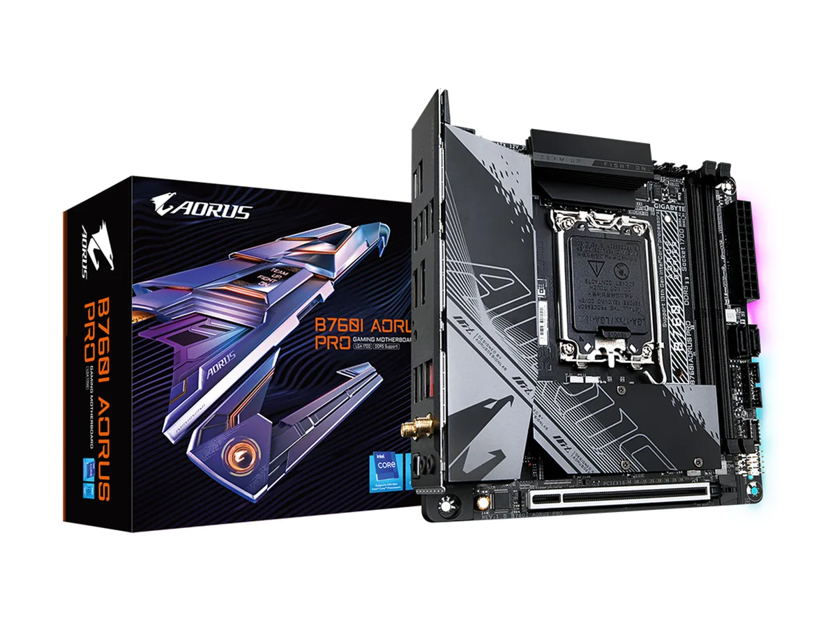 GIGABYTE GIGABYTE B760I AORUS PRO Intel motherboard — 商品写真
