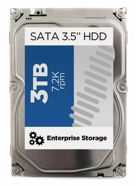 HP HP 684599-001 3TB 3.5" SATA 7200 RPM internal hard drive — product photo