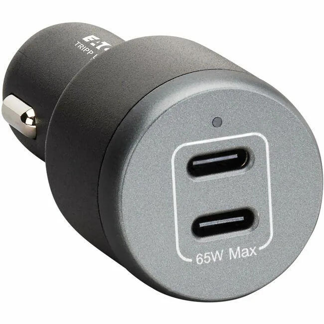 Tripp Lite Tripp Lite U280-C02-65W 65W dual USB-C car charger — product photo