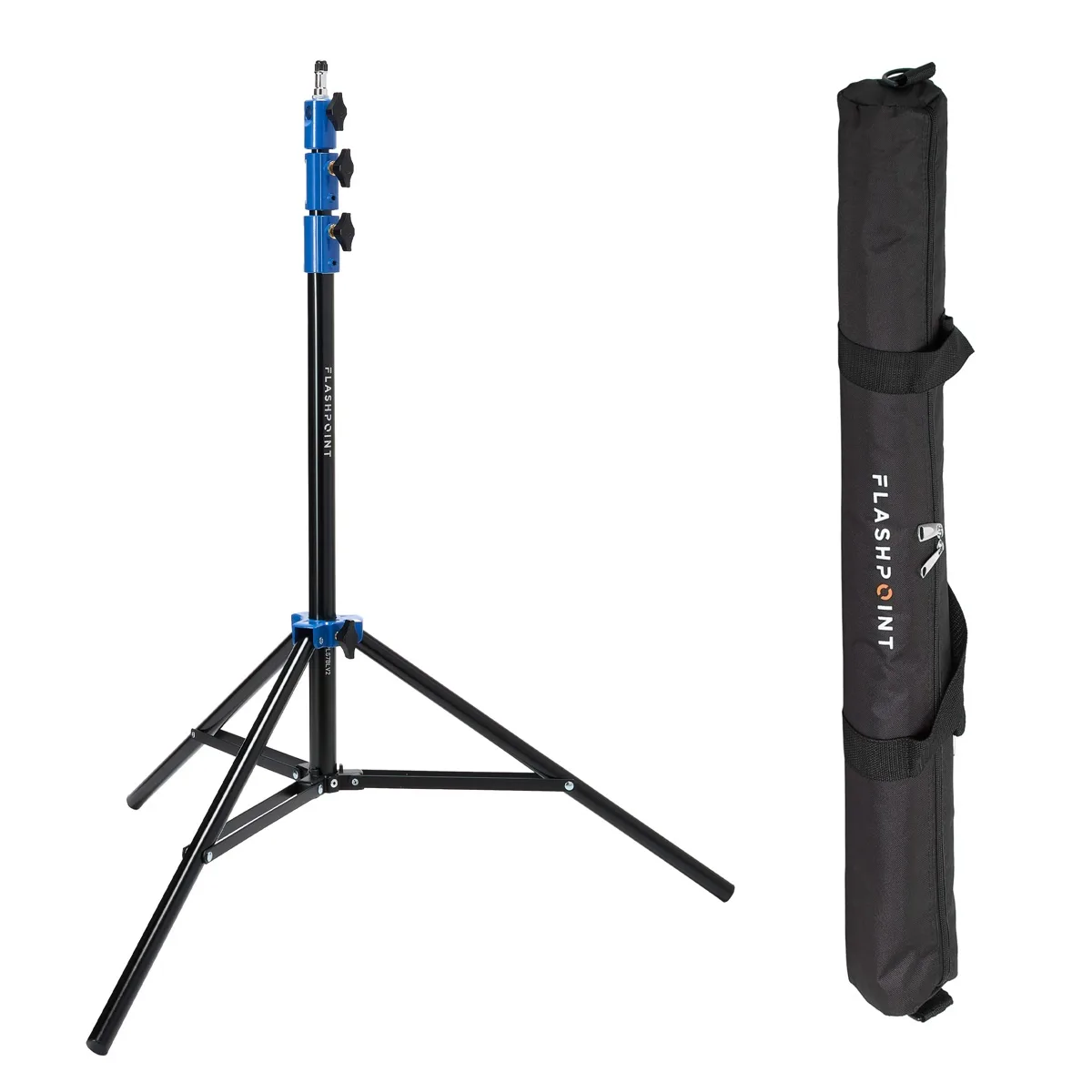 Flashpoint Brand Flashpoint Brand Pro Air-Cushioned Heavy-Duty Light Stand Blue 7.2 — product photo