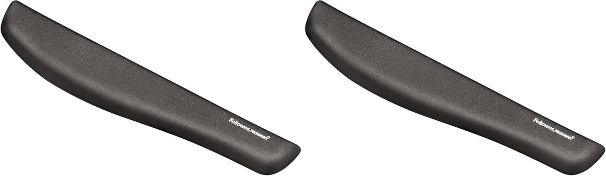 Kenuco Kenuco PlushTouch Foam Keyboard Wrist Rest Graphite 9252301 Pack of 2 — product photo