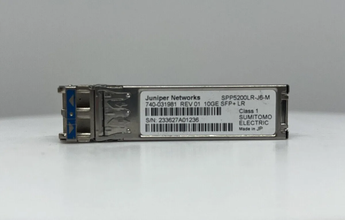 HPE Juniper Networking HPE Juniper Networking EX-SFP-10GE-LR 740-031981 SFP transceiver 10km SMF — product photo