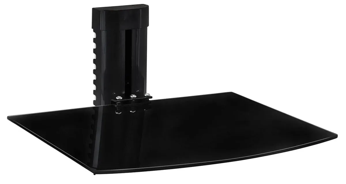 Mount-It Mount-It MI-891 floating shelf 14.2" x 9.8" black — product photo