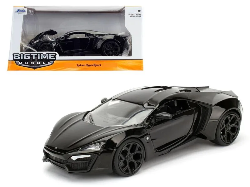 Jada Jada Lykan Hypersport Glossy Black 1/24 Diecast Vehicle — product photo