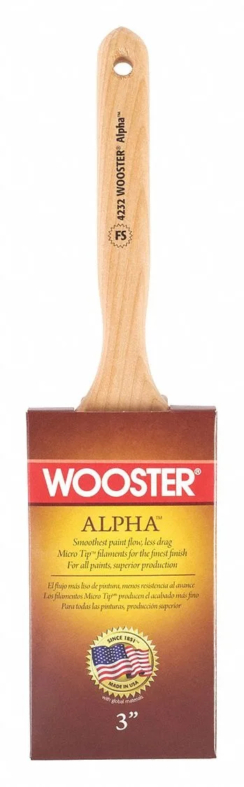 Wooster Brush Company Wooster Brush Company 4232-3 3" Flat Sash Paint Brush — product photo