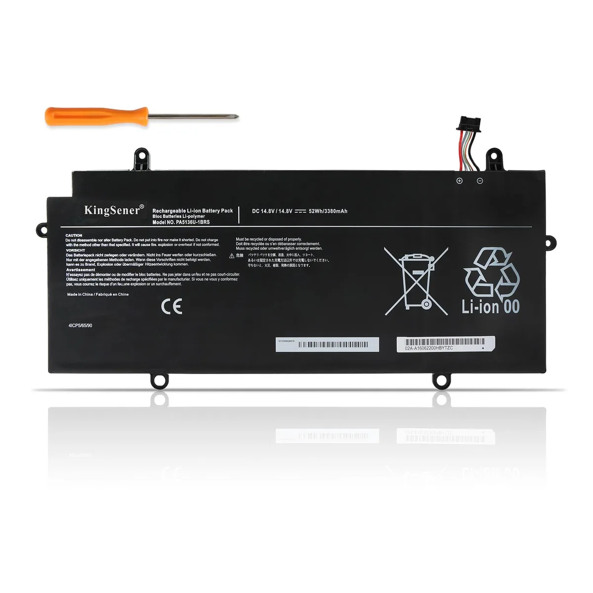 KingSener KingSener PA5136U-1BRS 14.8V 52WH laptop battery — product photo