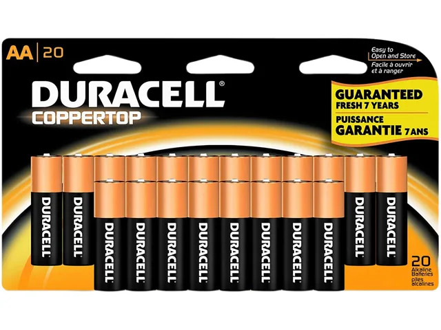 DURACELL DURACELL MN1500B20 AA Alkaline Battery 20-pack 1.5V — product photo