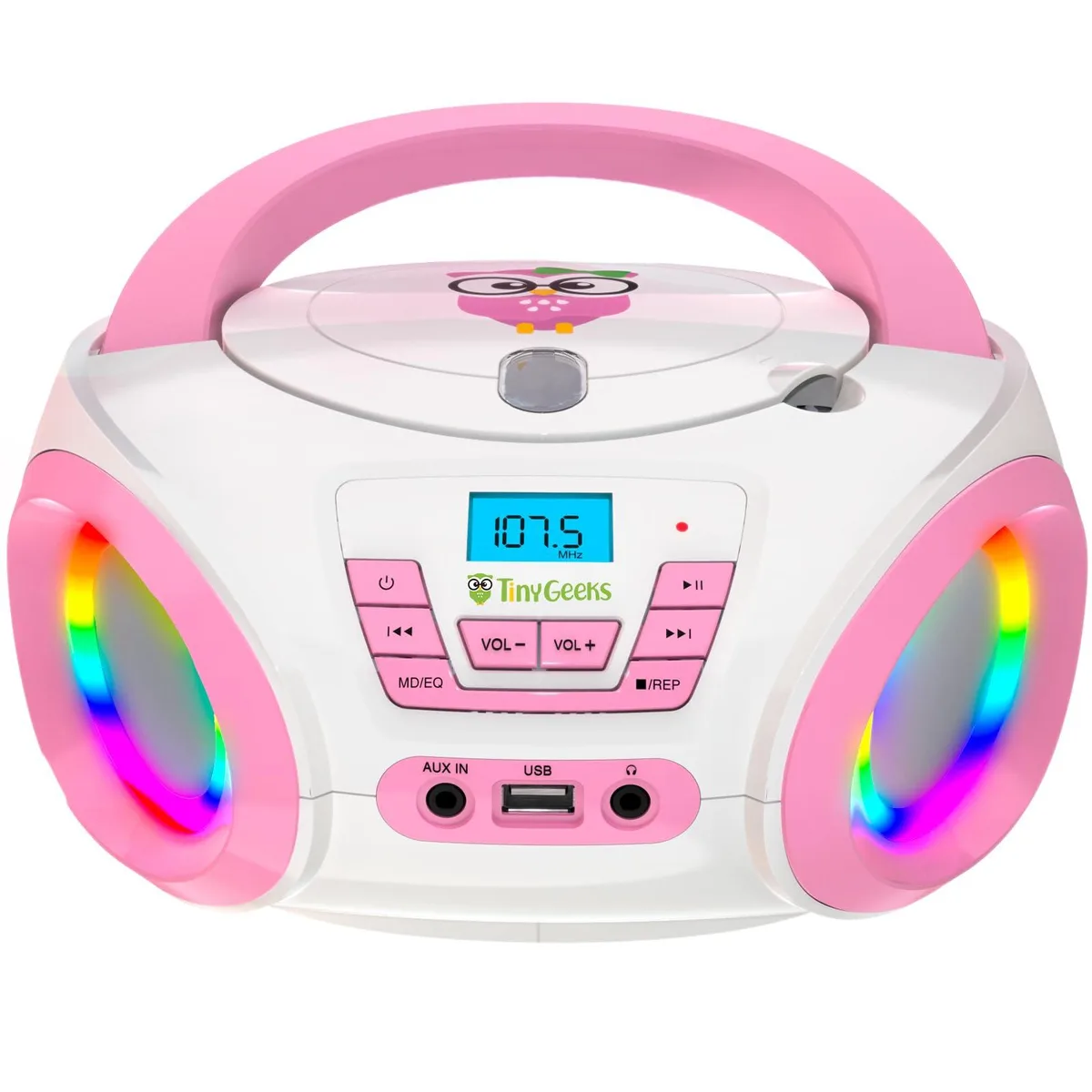 TinyGeeks TITUN3644 Rose Boombox — product photo
