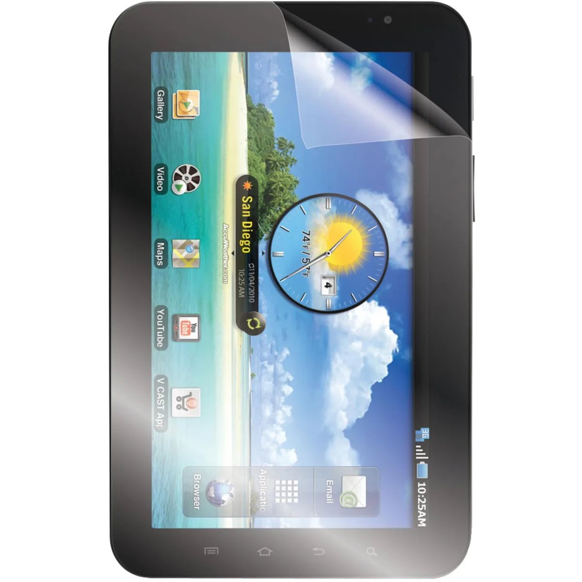 Mizco International Mizco International AGL-T7 anti-glare screen protector for 7" & 8" tablets & e-readers — product photo