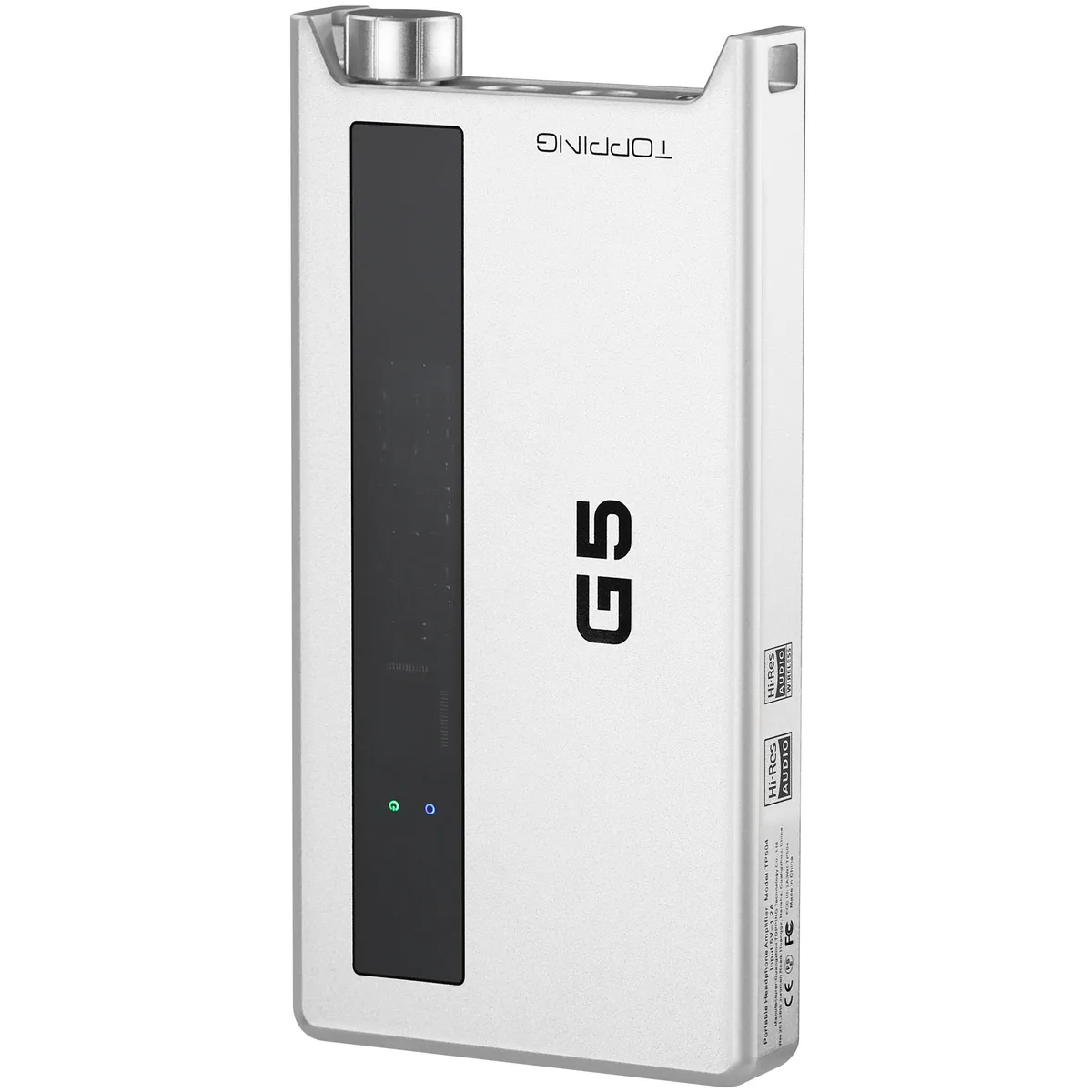 Topping Inc. Topping G5 Portable Headphone Amplifier DAC Silver — product photo