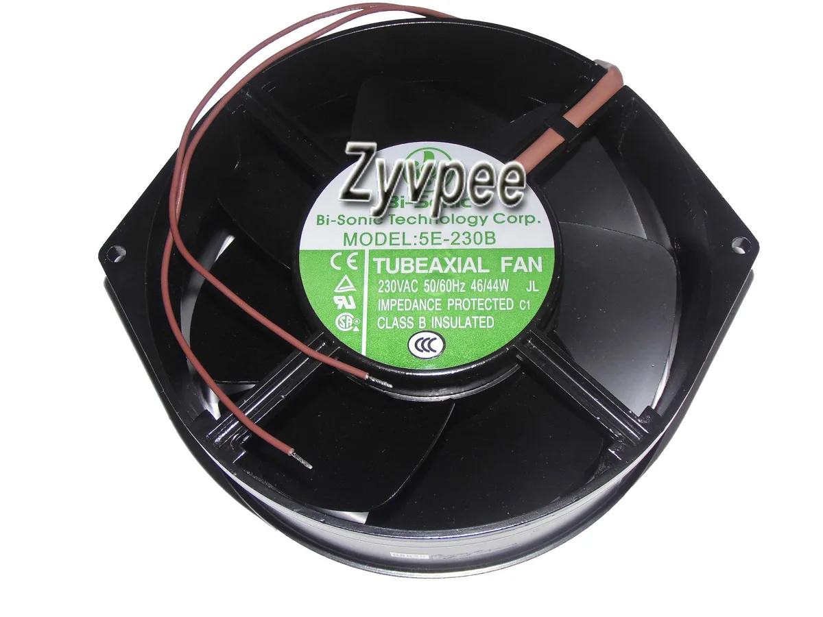 SunnyStar Co., Ltd SunnyStar Co., Ltd 5E-230B 170mm AC Case Fan 2 Ball 2750/3100 RPM 340/408 m3/H 50/53 dB 2 Wire Black — product photo