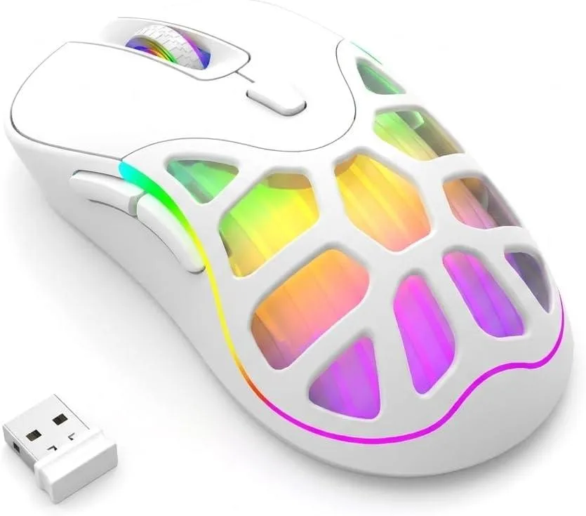 AUTYUE AUTYUE M36 Wireless Gaming Mouse White 6400 DPI — product photo