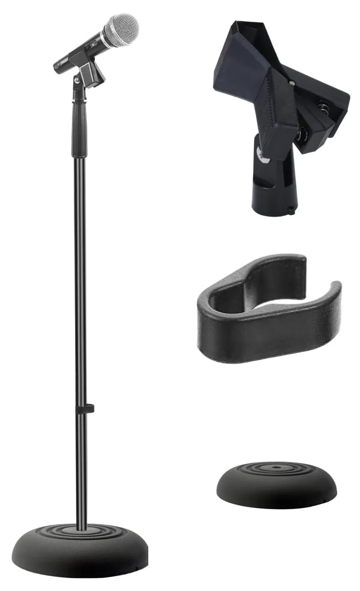  Pyle PMKS5 Adjustable Microphone Stand 153 cm 2.8-5 ft 9.8 Base — product photo