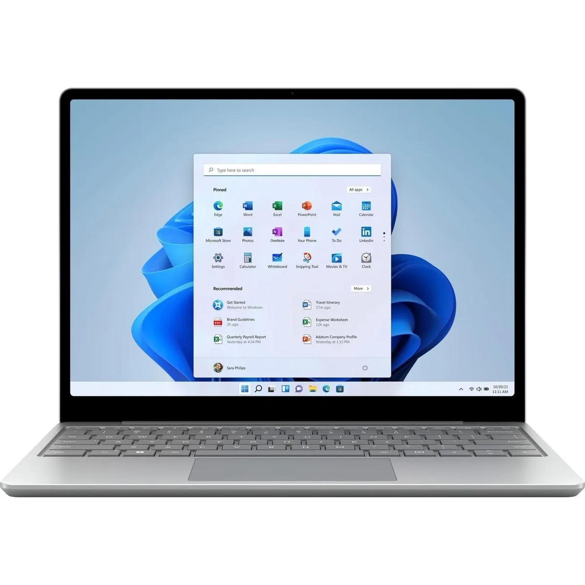 Microsoft Microsoft Surface Laptop Go 2 12.4" Touch Core i5-1135G7 4GB 128GB SSD Platinum — product photo