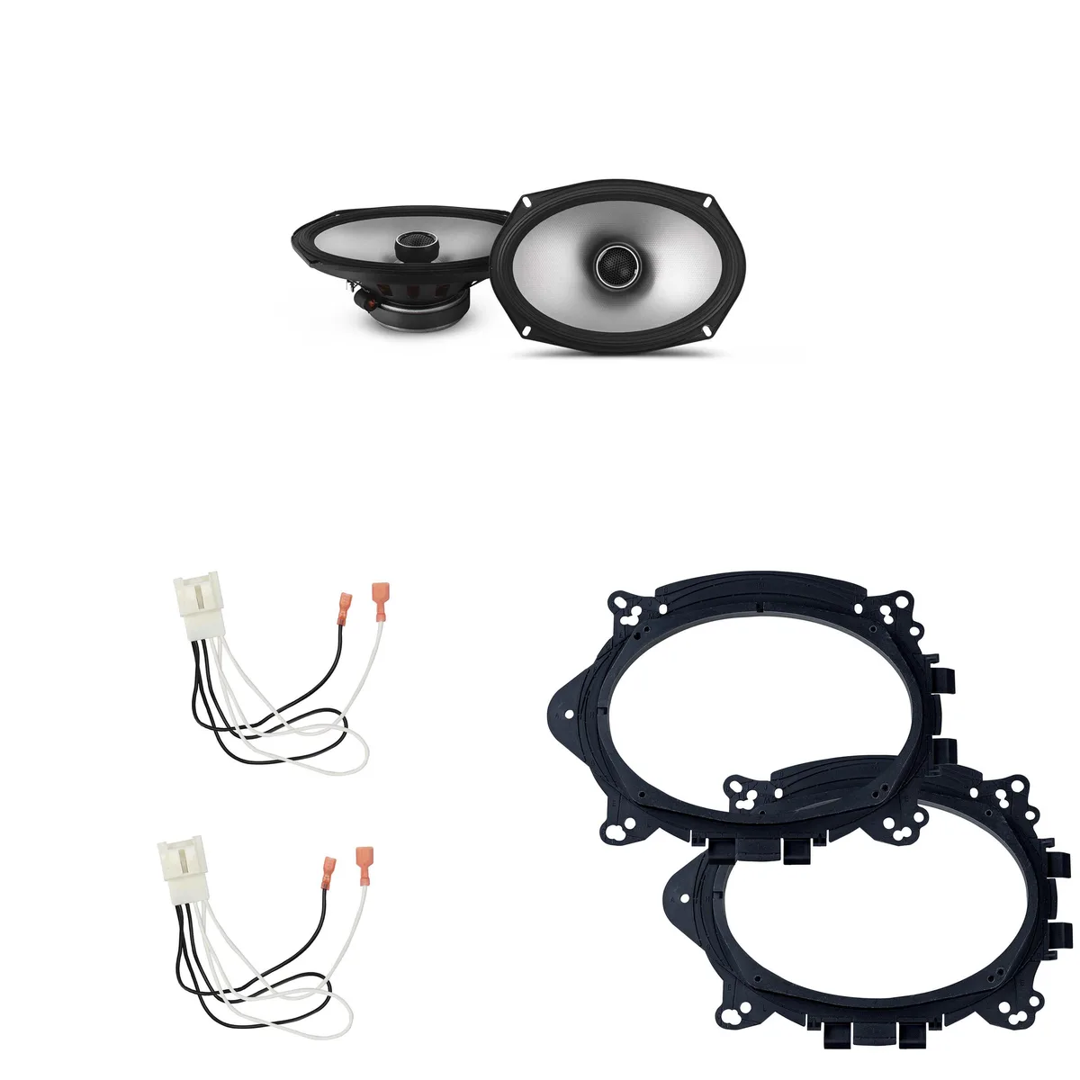 Alpine Alpine S2-S69 6x9" Coaxial Speaker Kit with Harness and Adaptors — product photo