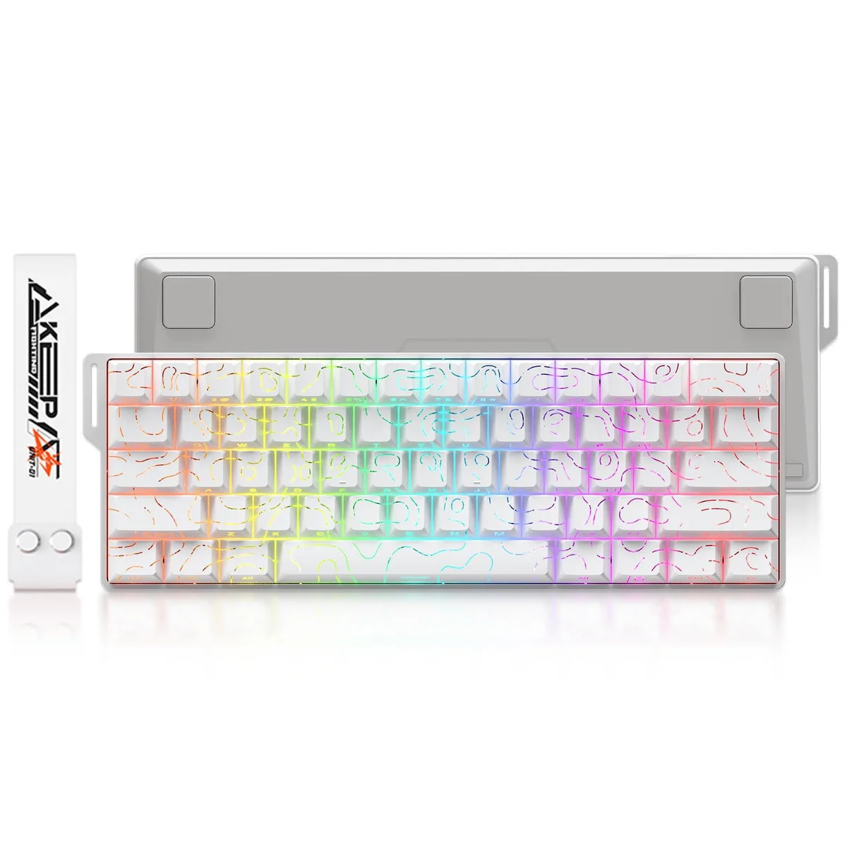  DAREU COOL60 Hall Effect Gaming Keyboard 8000 Hz White — product photo