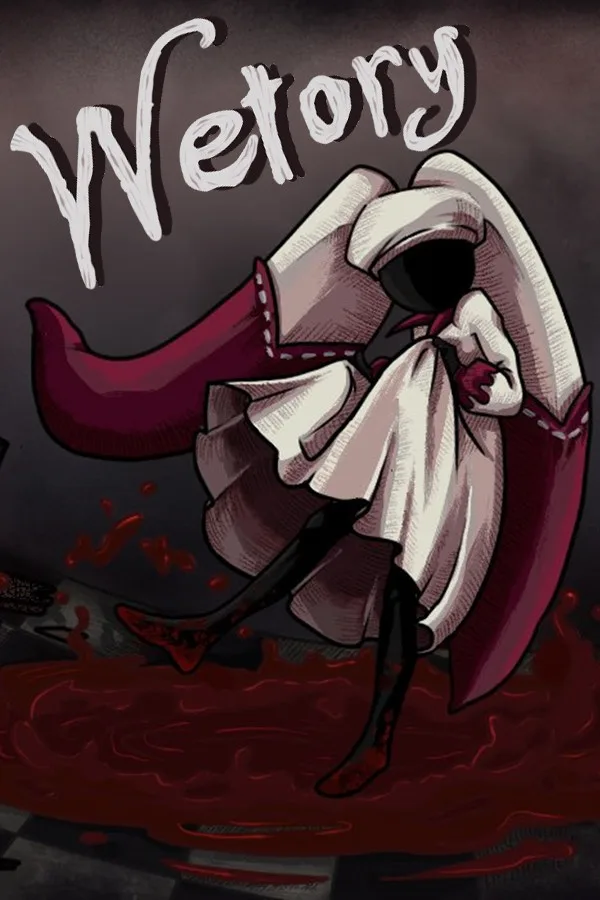 Steam key card for Wetory PC game, cartoon action roguelike art