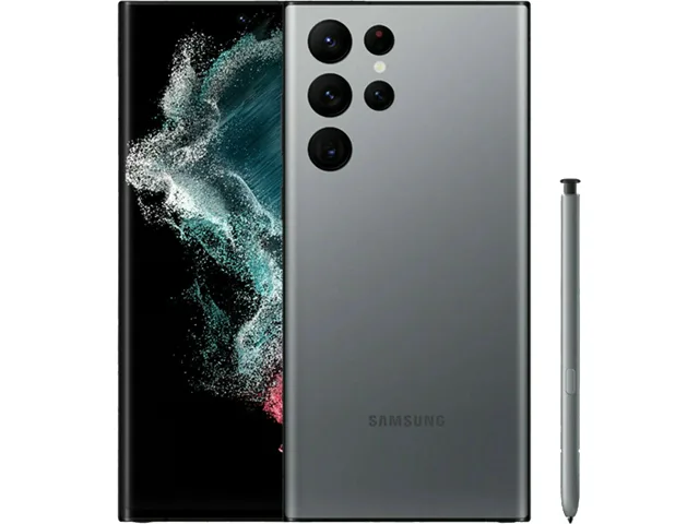 SAMSUNG SAMSUNG SM-S908UGRP Galaxy S22 Ultra 6.8" 12GB 256GB Graphite cell phones - unlocked — product photo