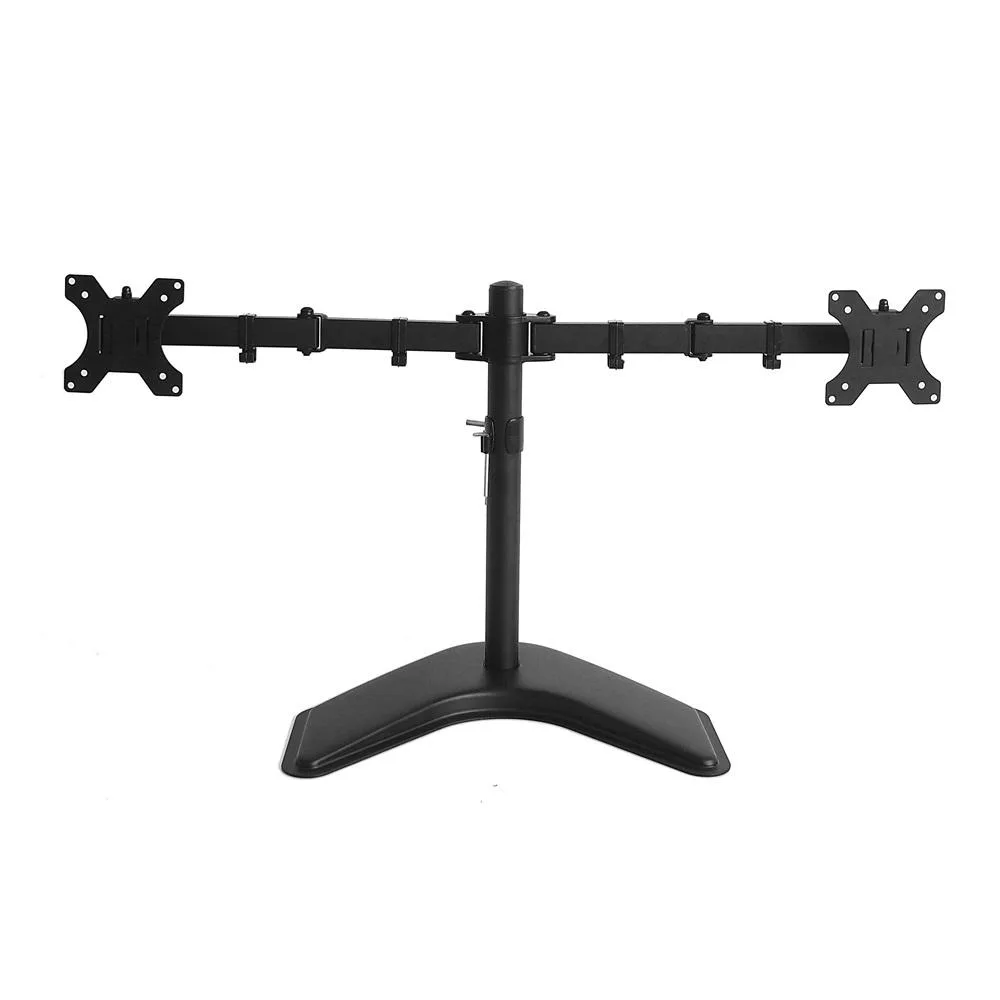 Cables Direct Online Cables Direct Online Dual Desk TV Monitor Standing Mount 17-27 Inch VESA 75 100 Black — product photo