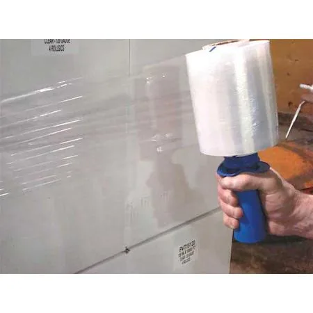 Value Brand Value Brand Hand Stretch Wrap 5 in 650 ft LLDPE Clear 120 ga 12 Rolls — product photo