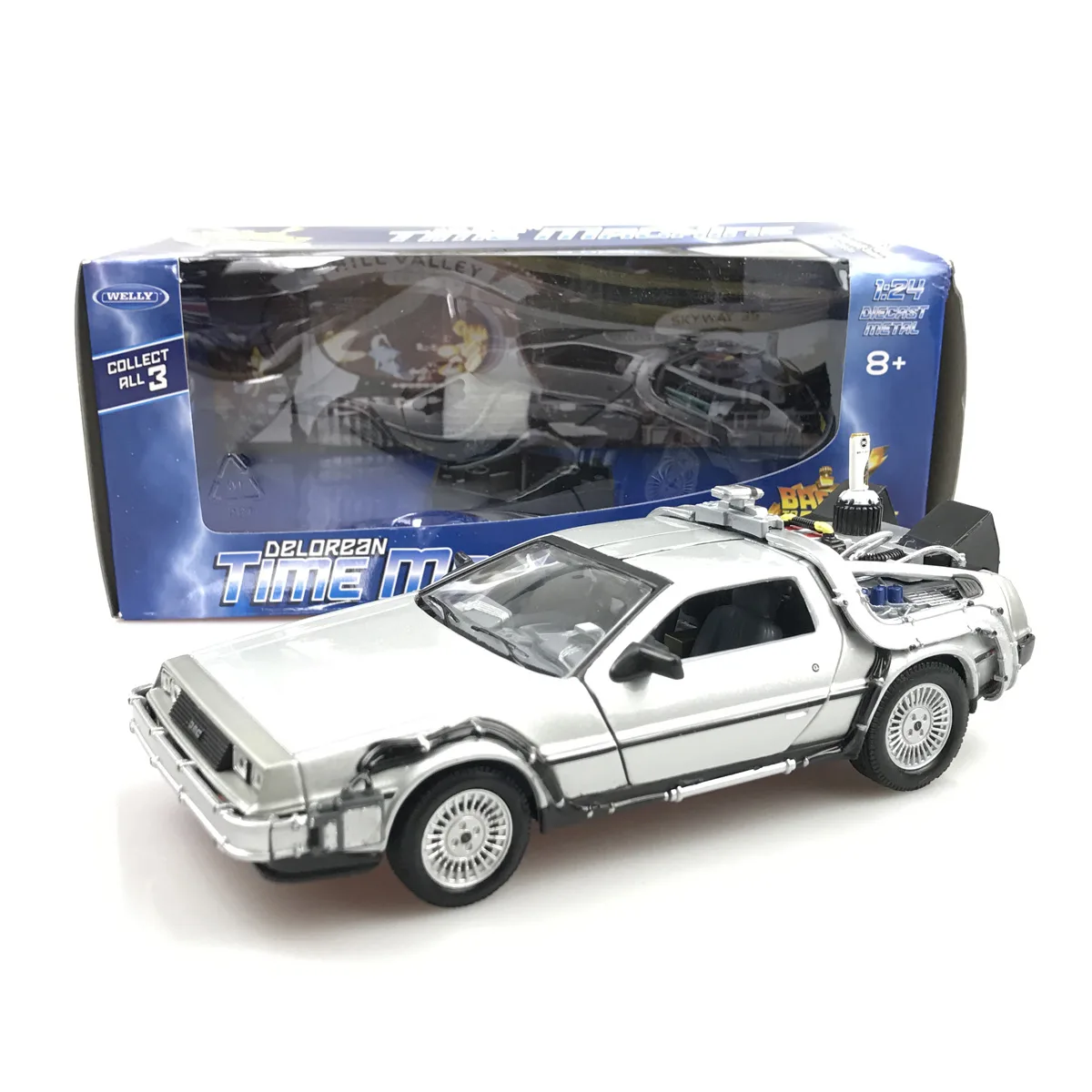 WELLY WELLY 22441 1:24 DeLorean DMC Back To The Future 2 Time Machine vehicle — product photo