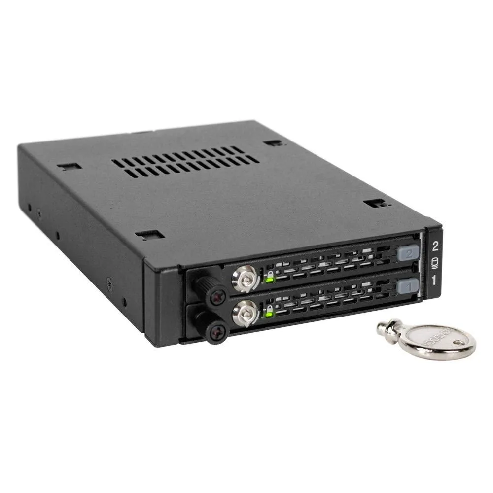 LORDWORLD LORDWORLD ToughArmor MB492SKL-B 2 x 2.5 SATA/SAS Hard Drive Adapter — product photo