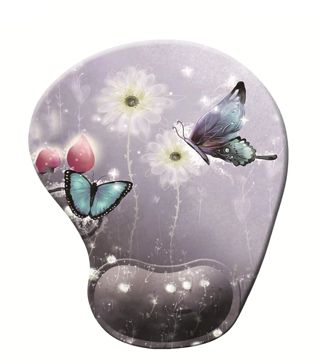 YITANHY Non Slip Mouse Pad Wrist Rest Butterfly 9.0 in — product photo