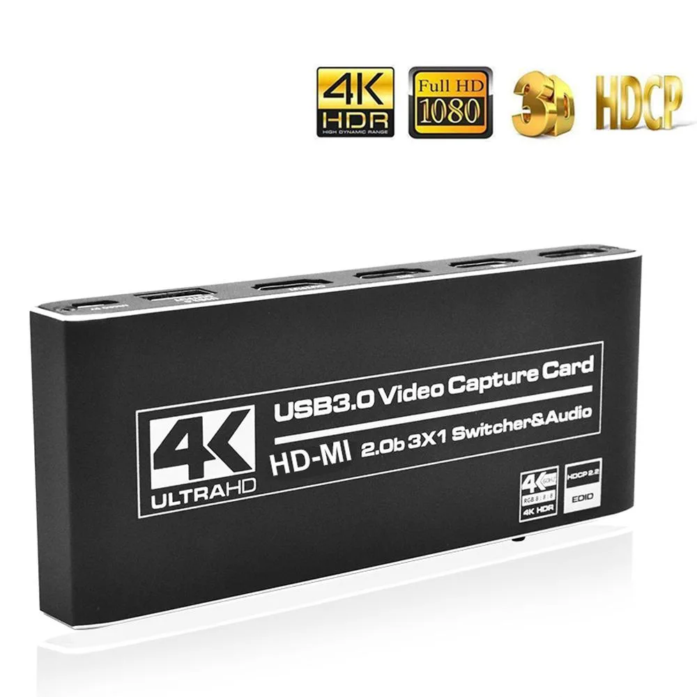 Jansicotek Jansicotek OZC6 3×1 HDMI 4K@60Hz video capturing device — product photo