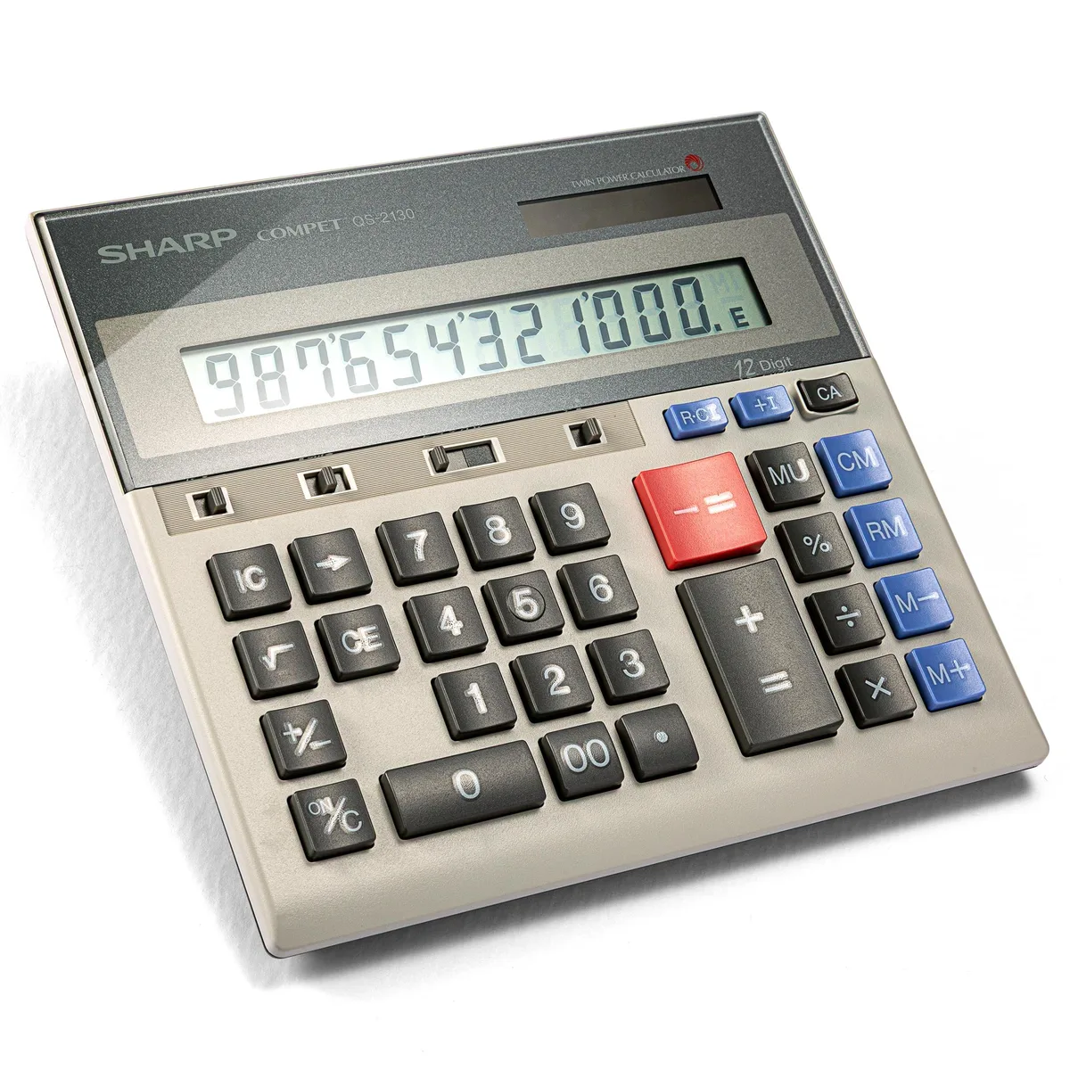  Sharp Commercial Desktop Calculator 12-Digit QS-2130 — product photo