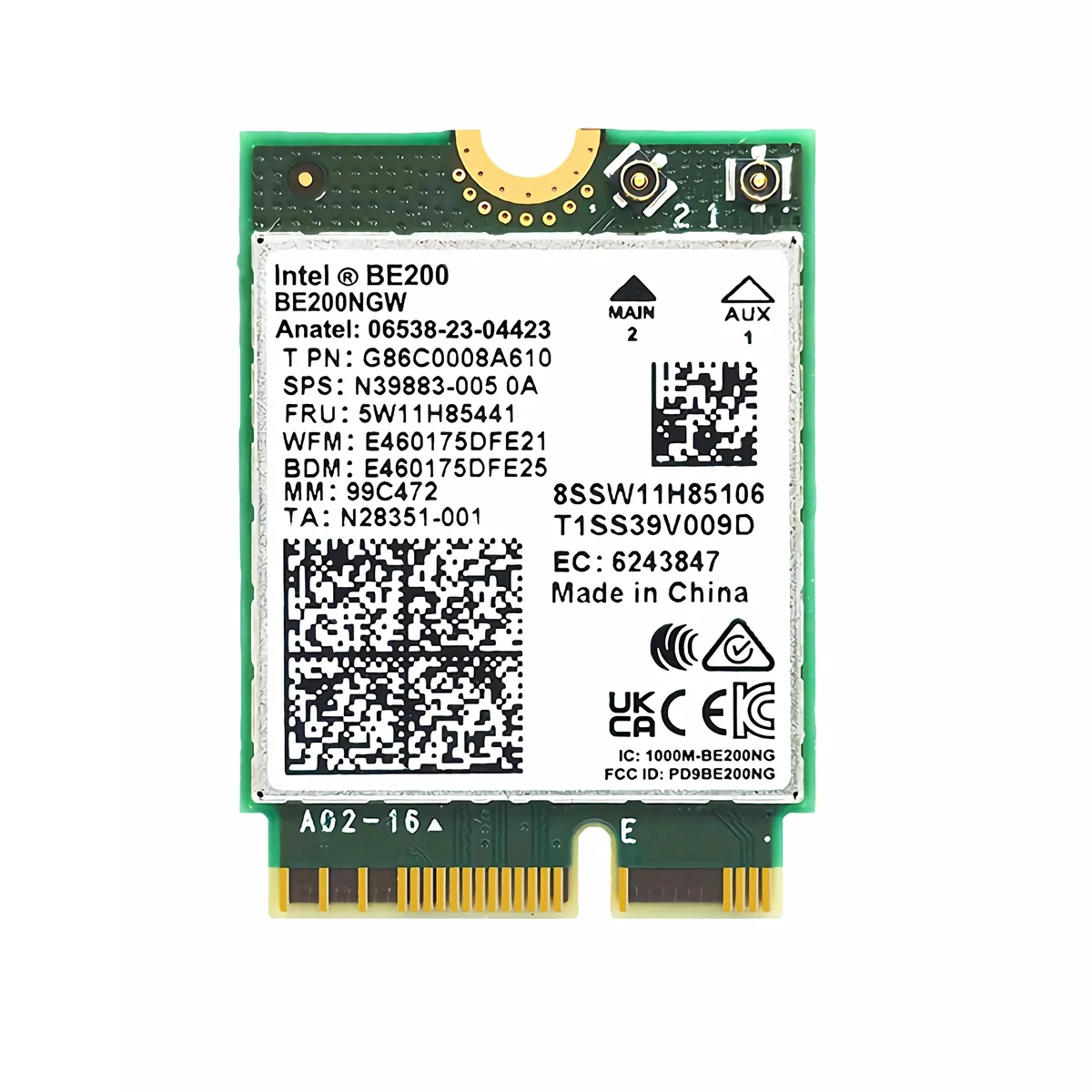 Corn Electronics Corn Electronics BE200NGW Wi-Fi 7 adapter — product photo