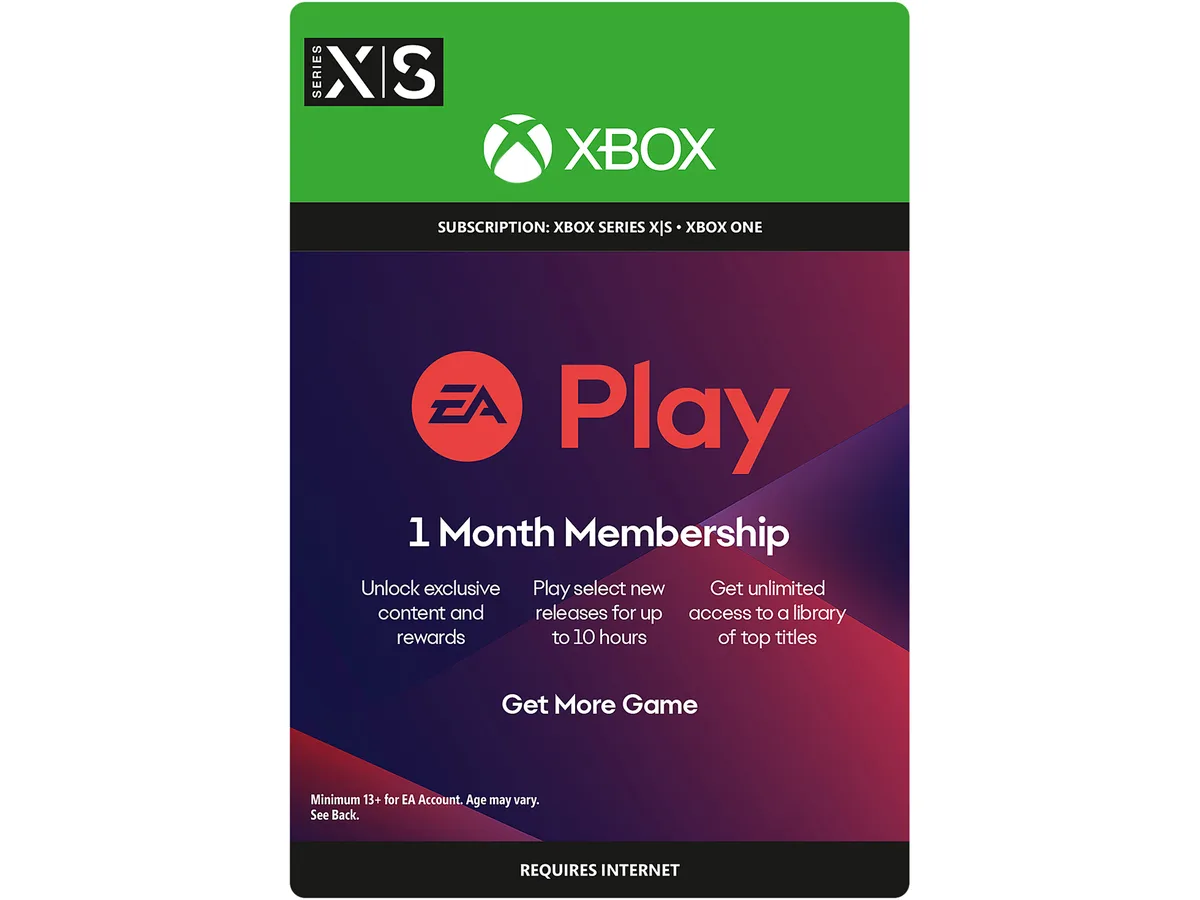 Electronic Arts Electronic Arts 7F6-00371 EA Play 1 Month Subscription downloadable game — product photo