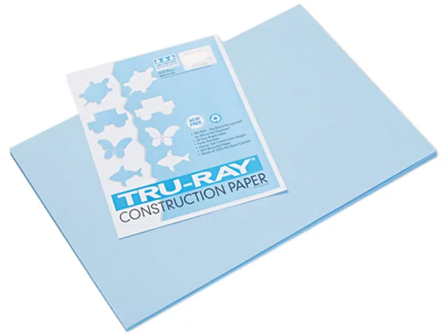 Pacon Pacon 103048 Construction Paper 12 x 18 Sky Blue 50 Sheets 76 lbs — product photo