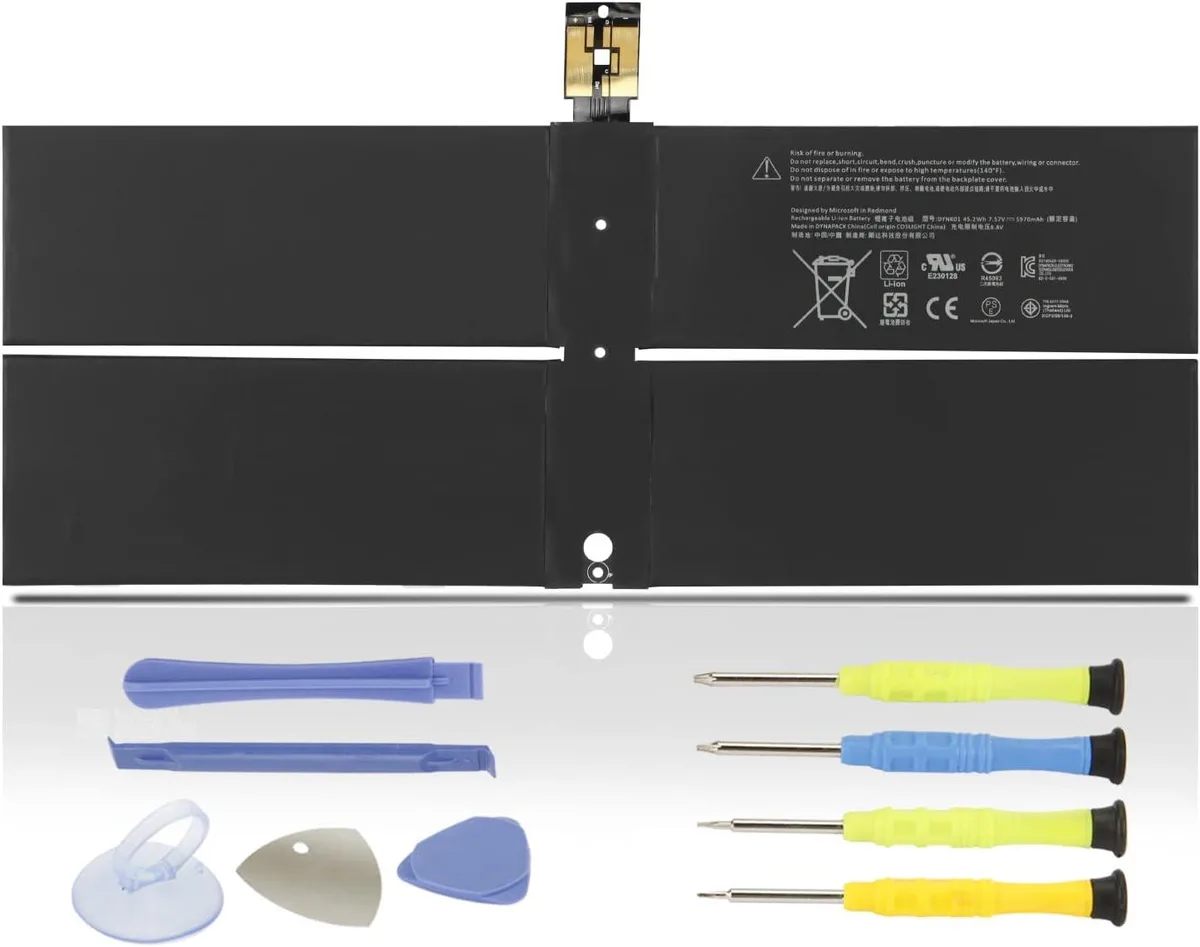 PISKEKAT PISKEKAT DYNK01 G3HTA036H 7.57V 45.2Wh 5970mAh 4-Cell laptop battery for Surface 1st Gen 1769 1782 13.5' — product photo
