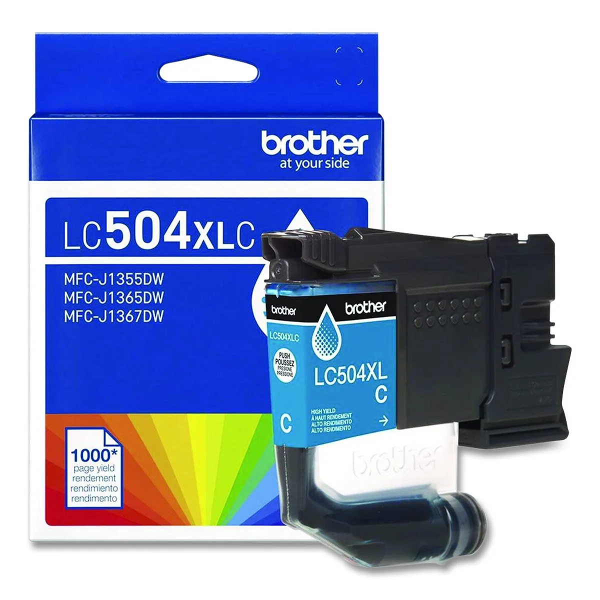 Brother Brother LC504XLCS cyan ink cartridge (genuine brands) — product photo