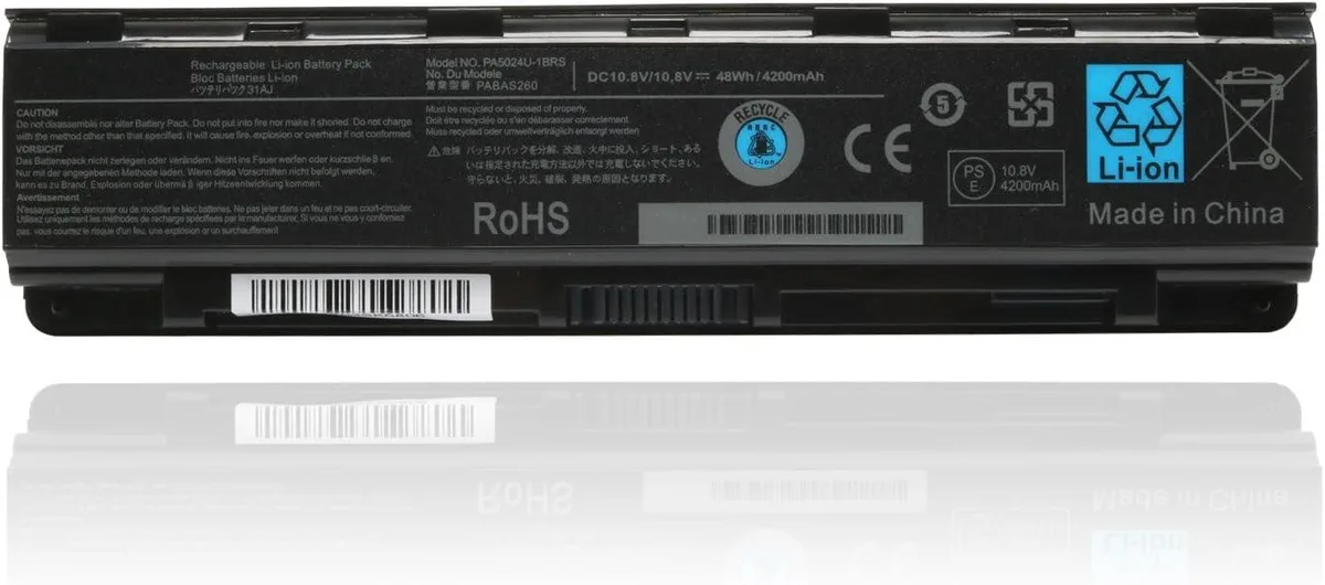 TAURKENAM TAURKENAM PA5024U-1BRS 10.8V 48WH 6-cell laptop battery — product photo