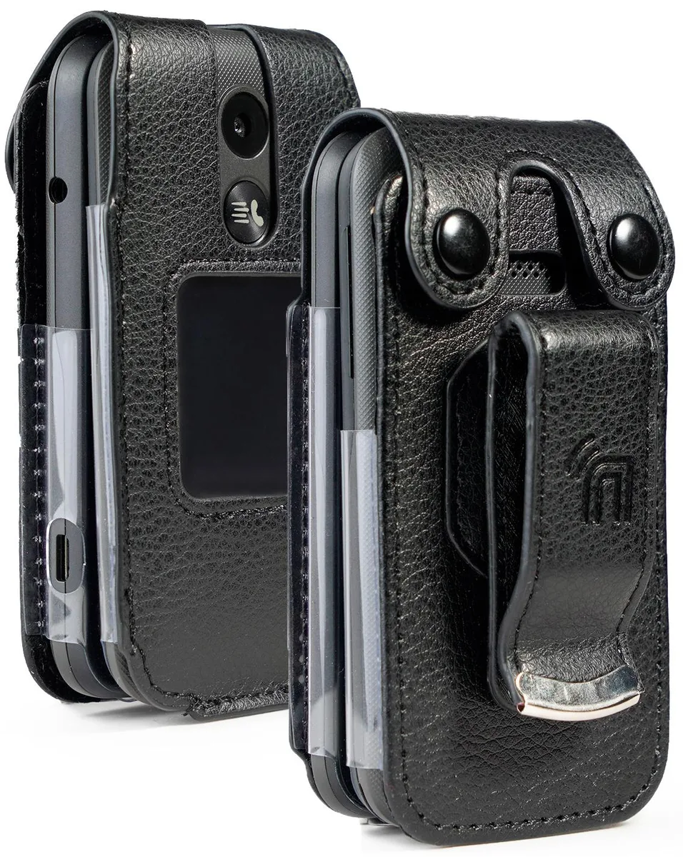 Nakedcellphone Nakedcellphone Fitted Case with Metal Belt Clip for Alcatel MyFlip 2 A406DL — product photo