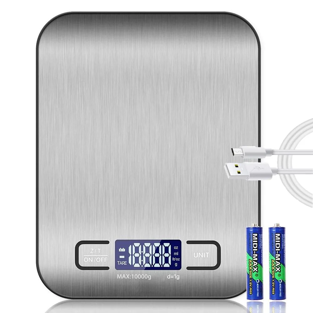 Redpepper Redpepper Digital Kitchen Scale 10kg 22lb Stainless Steel Backlit LCD — product photo