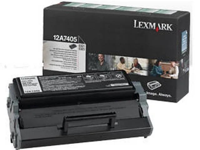Lexmark Lexmark 12A7405 toner cartridge black 6000 pages E321 E323 — product photo