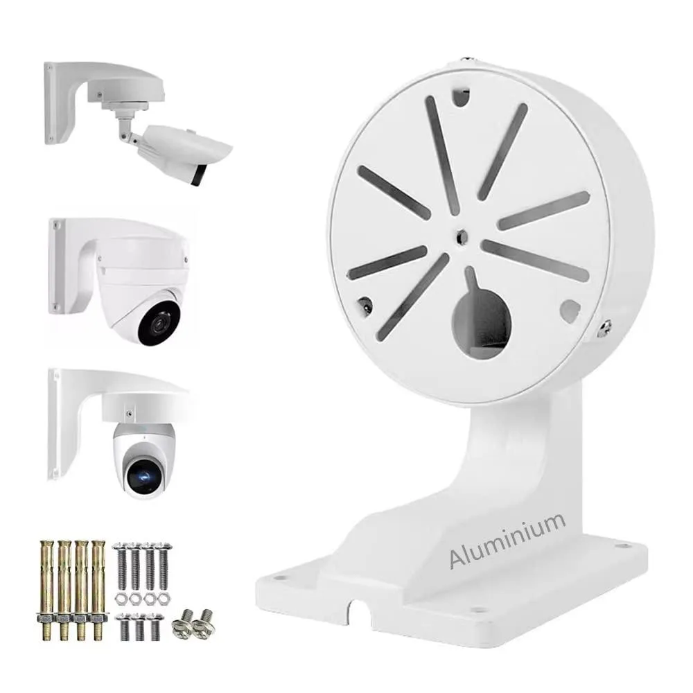  compcctv L52 Surveillance Accessory, 7.2 inch Aluminum L-Type Bracket, White, 15KG — product photo