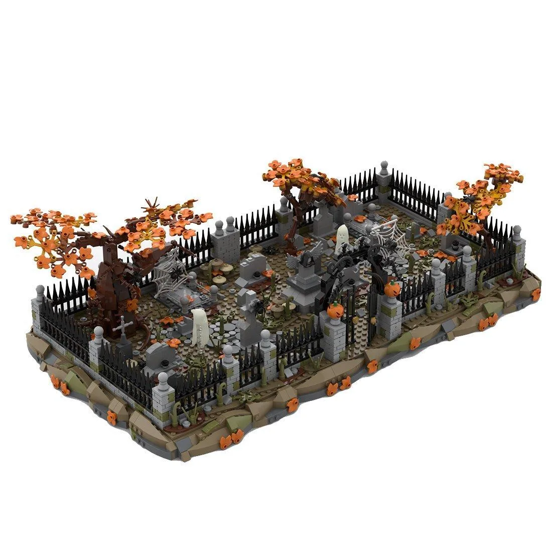 ZITIANYOUBUILD ZITIANYOUBUILD Custom MOC-118177 Medieval Haunted Cemetery 2025 Parts Educational Building Set — product photo