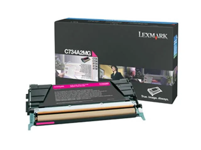Lexmark Lexmark C734A2MG magenta toner cartridge 6000 pages — product photo