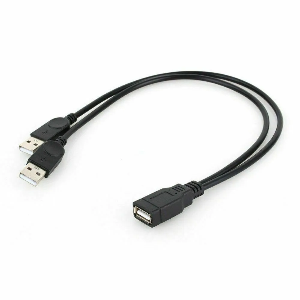 SANOXY SANOXY USB 2.0 Female to 2 USB Male Y Power Splitter Cable 39cm — product photo