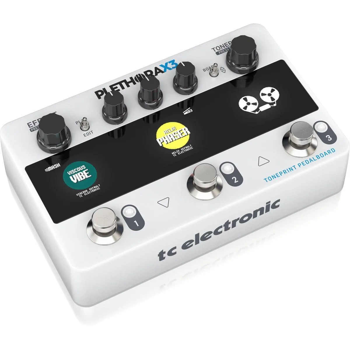 TC Electronic TC Electronic PLETHORA X3 TonePrint Multi-FX Pedalboard 127 mini boards — product photo