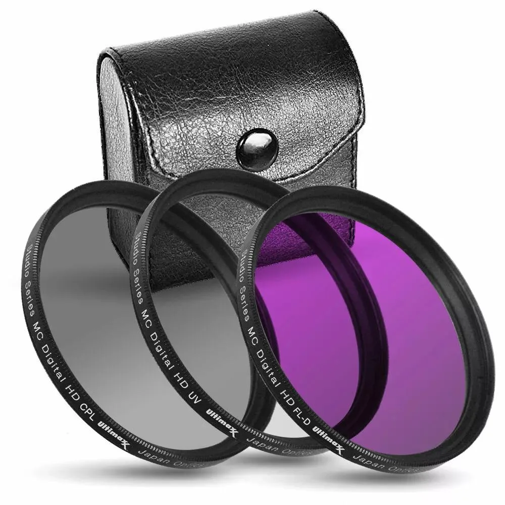 Ultimaxx Ultimaxx 3 Piece Multi Coated HD Filter Kit 40.5mm (UV CPL FLD) — product photo