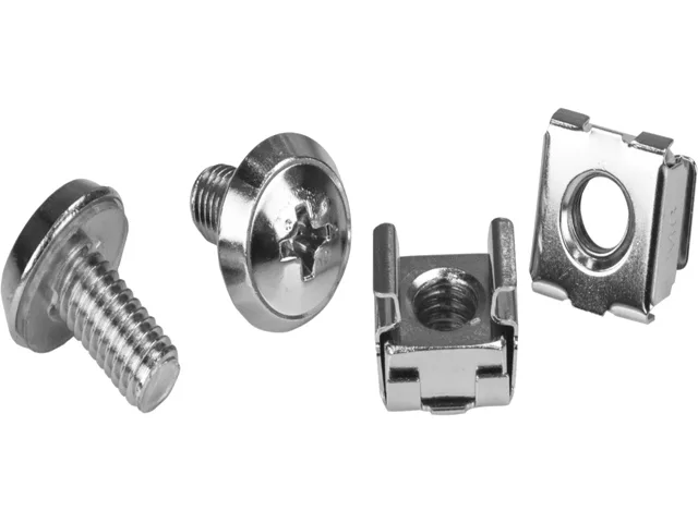 STARTECH STARTECH CABSCRWM620 server accessory 20 pack 12 mm M6 screws cage nuts — product photo