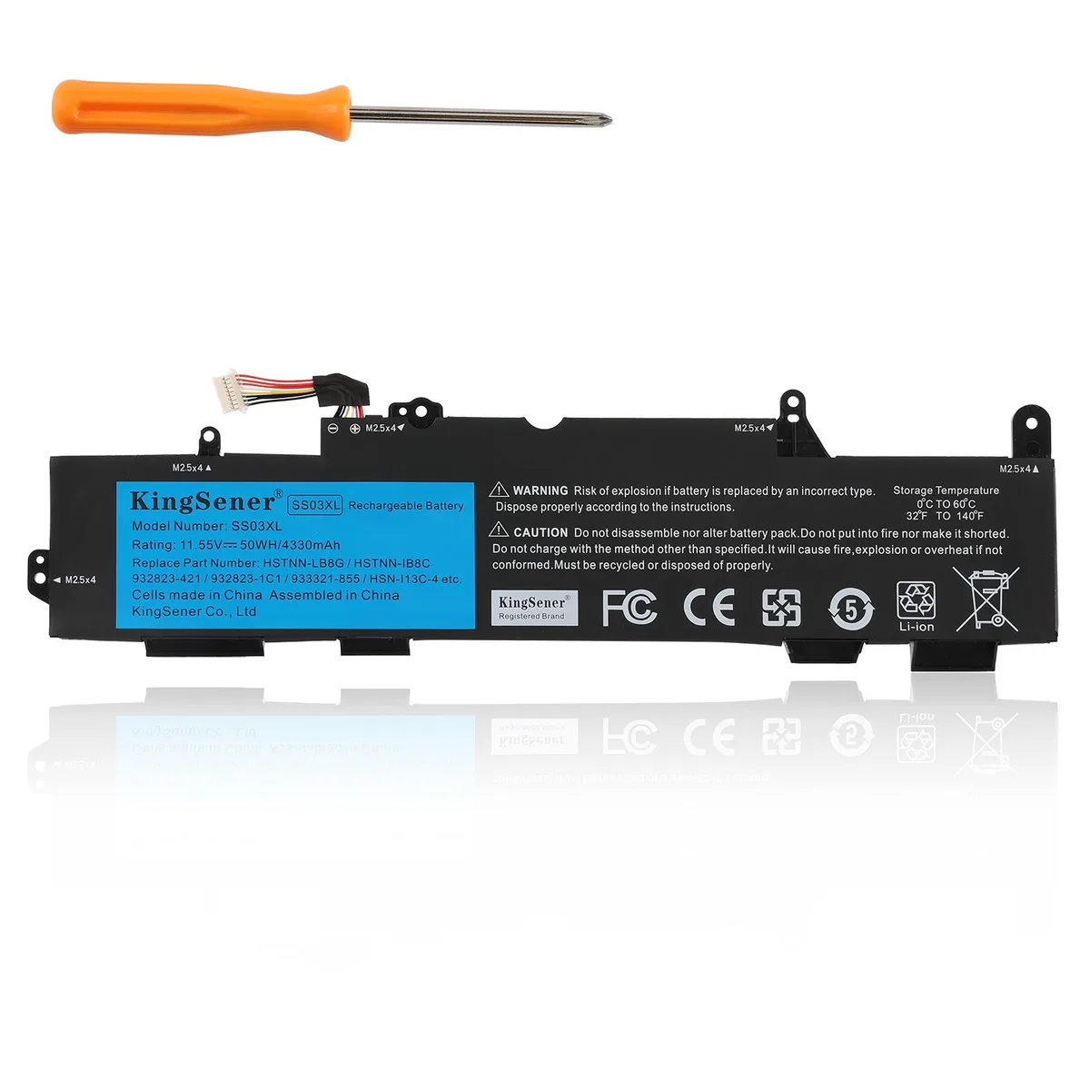 KingSener KingSener SS03XL 50Wh 11.25V 3-cell laptop battery — product photo