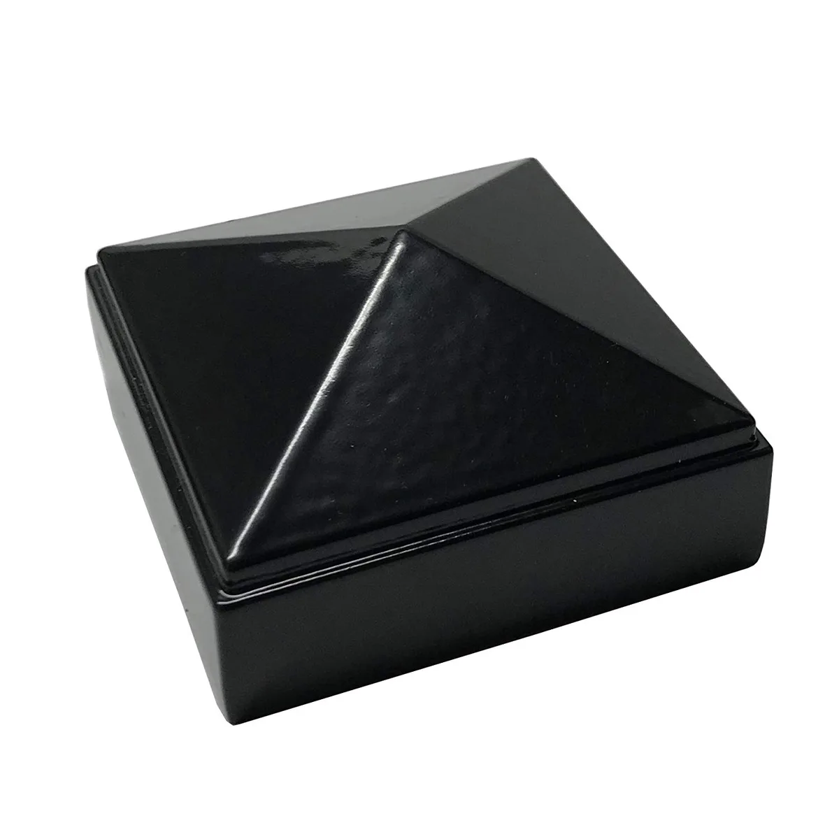 Decorex Hardware Decorex Hardware 2" x 2" Aluminium Pyramid Post Cap - Black — product photo